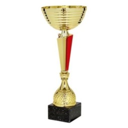 TROFEO DORADO Y ROJO